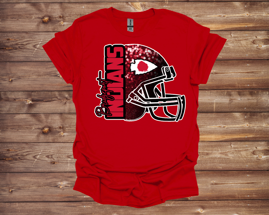 Bridgeport Football Helmet