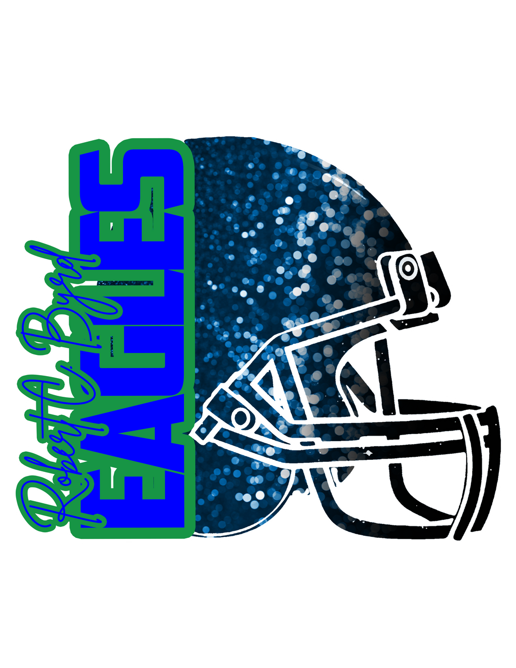 RCB Football Helmet