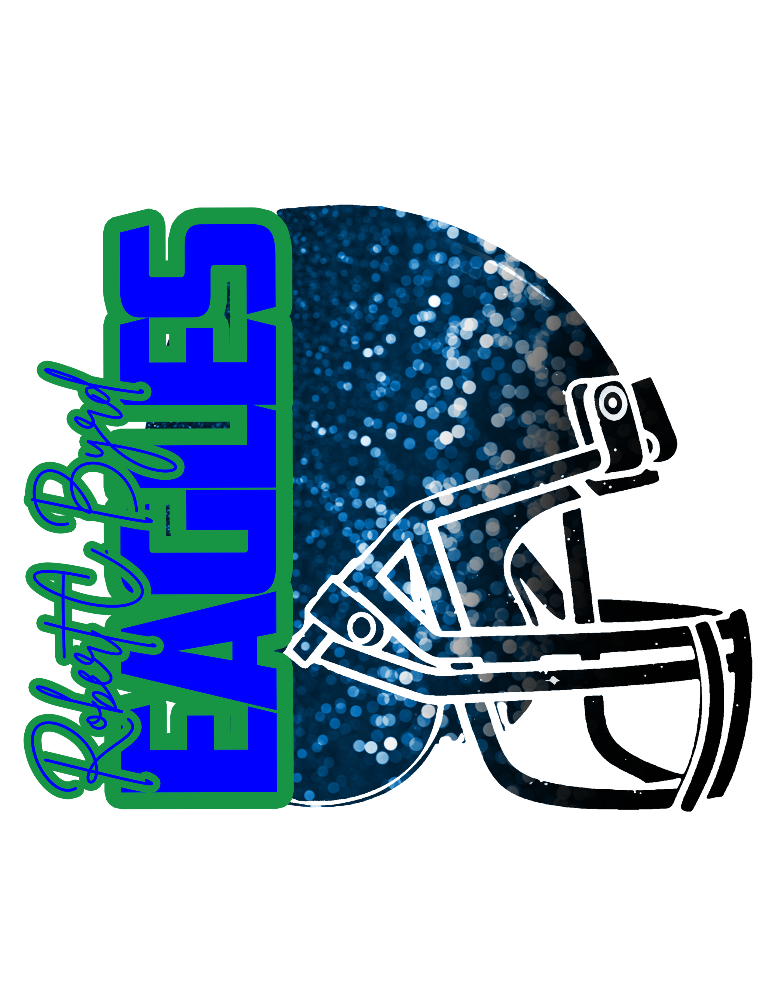 RCB Football Helmet